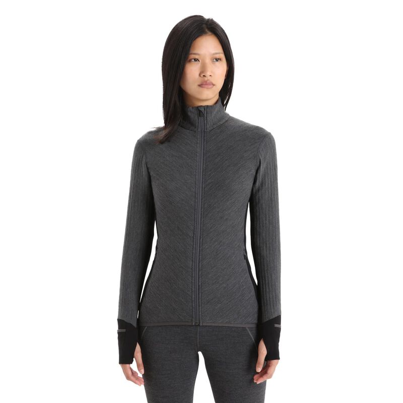 Icebreaker W Merino Descender LS Zip image number 0